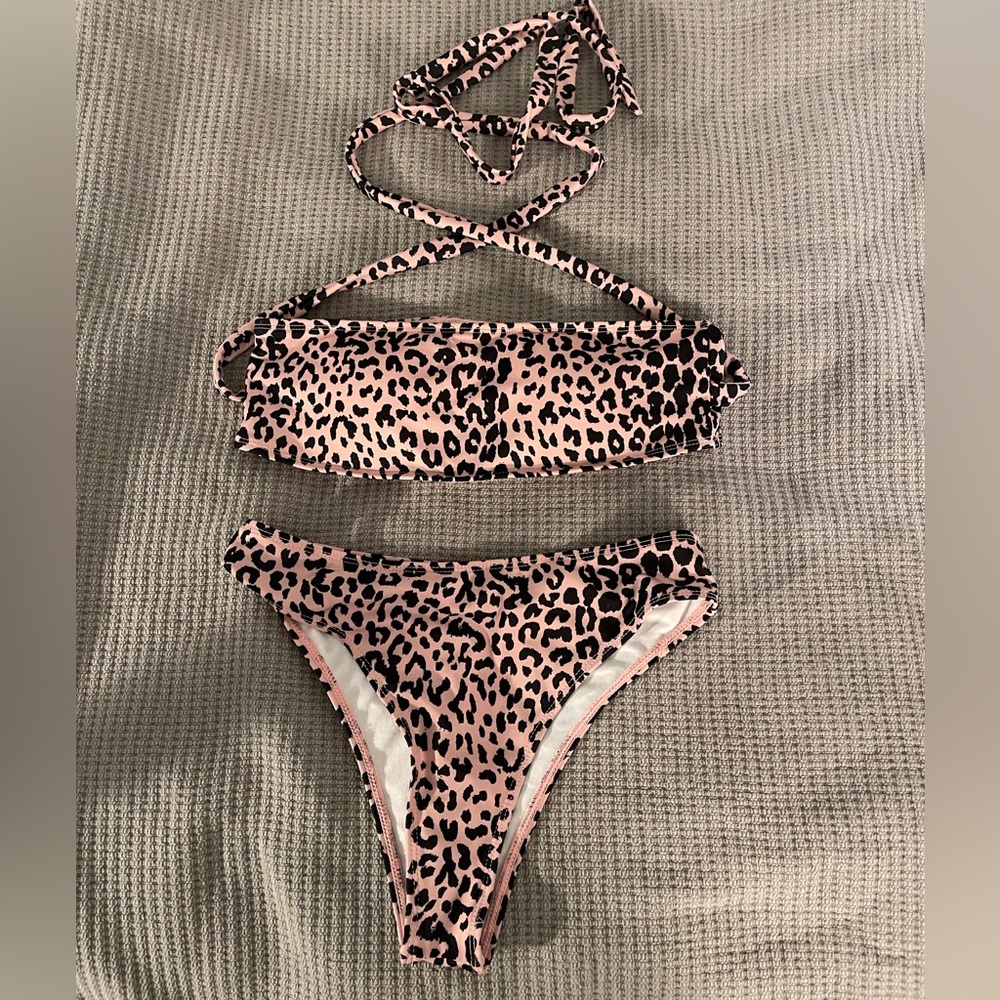 NWT Matte Collection two piece bathing suit